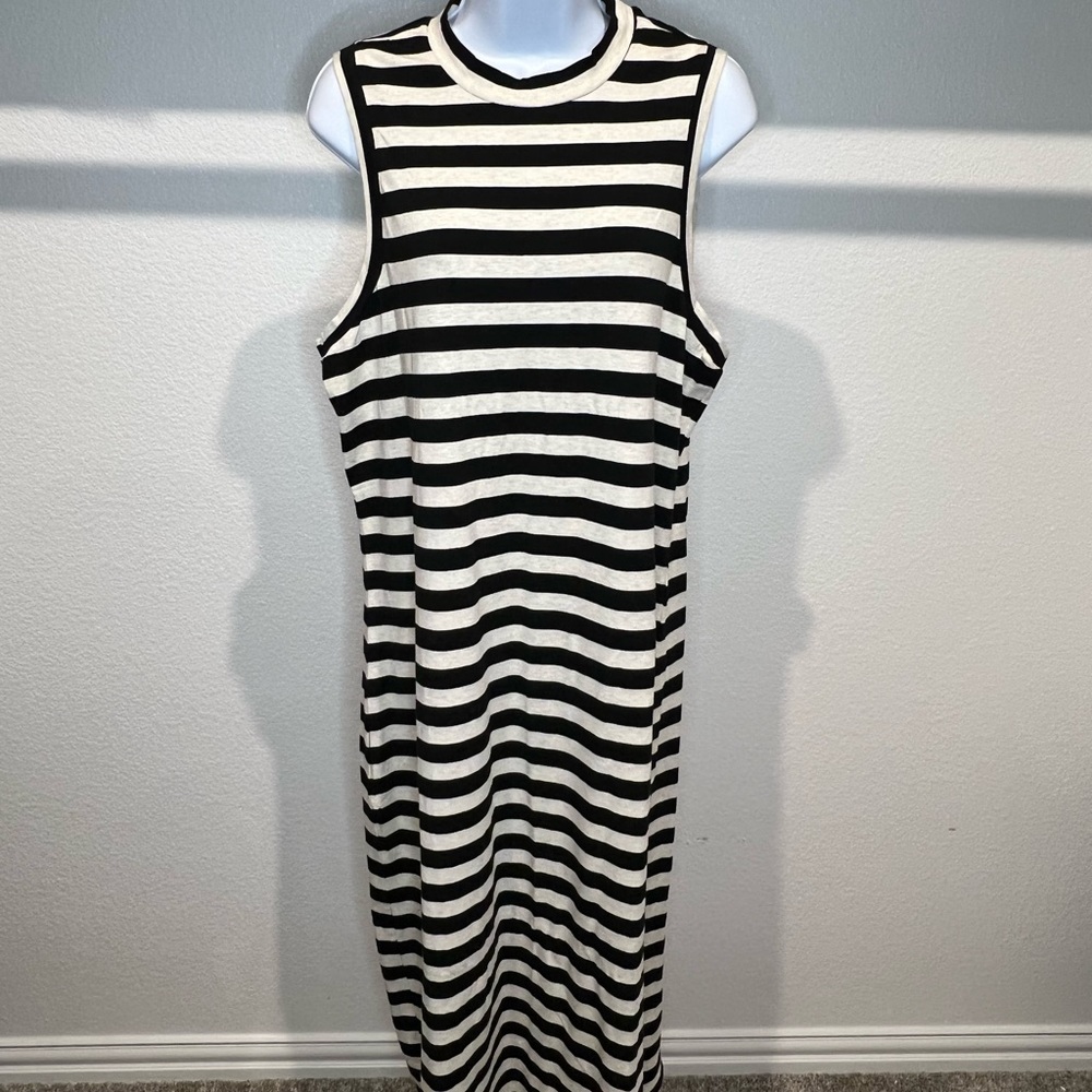 NEW! Fitted Striped Maxie Old Navy Dress (xl)